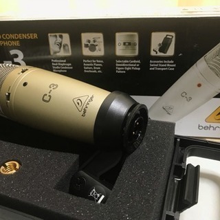 (ほぼ未使用)ベリンガーC-3 Behringer コンデンサマイク