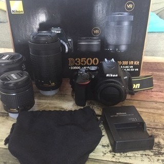 Nikon D3500 レンズ3本セット♪美品☆