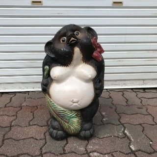 成田金一 弘法狸 陶彫 置物 - メルカリ