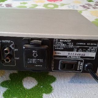 SHARP OPTONICA ステレオチューナーの画像