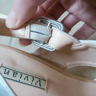 レディースサンダル●Ｌサイズ●ツートンカラーの画像