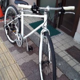 700c クロスバイク(オールストリート) 6speed/ホワイト