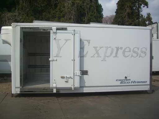 ♪千BE49♪物置♪コンテナ♪綺麗♪スライドドア付♪アルミ冷蔵箱♪