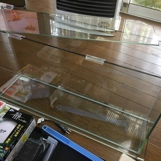 水槽 60cm×14cm×34cm(H)スリム型 オマケ多数付の画像