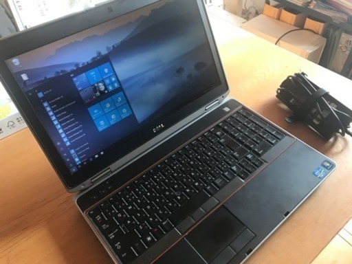 (お取引中）実用本位！訳有大特価！新品バッテリーとSSD搭載！高性能PC Dell latitude e6520  Win10Pro6