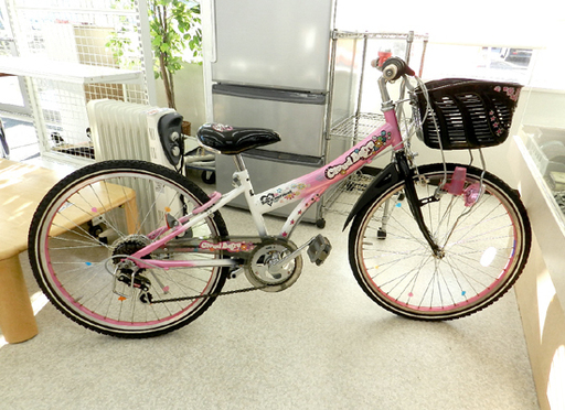 自転車 24インチ ジュニアサイクル 女の子用 屯田店