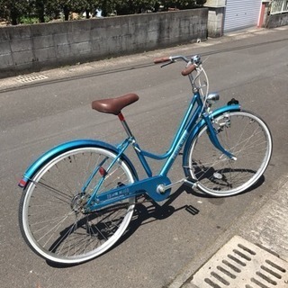 【お取引感謝】２６インチ・シティーサイクル・低床・シンプルカスタム・中古の画像
