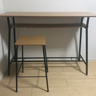 ニトリ ハイテーブル&ハイチェア