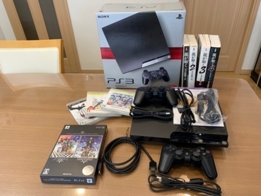 PS3本体＋キングダムハーツ スターターパック他ソフト3本などセット