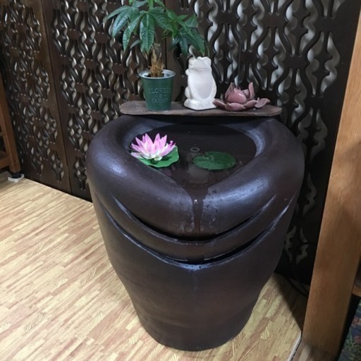 電動つくばい 美品  陶器