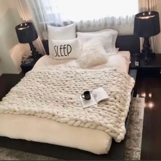 【新品未使用⠀】ホワイトチャンキーニットの画像