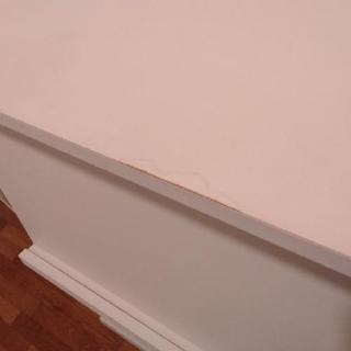 【デザイン収納】フラップ式収納本棚（ホワイト）の画像