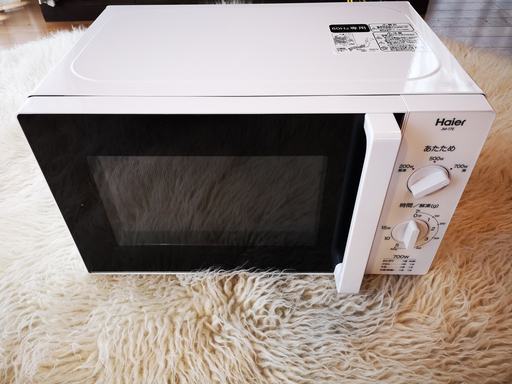 （決定済み）ハイアール電子レンジ２０１５年製　中古　取りに来ていただける方