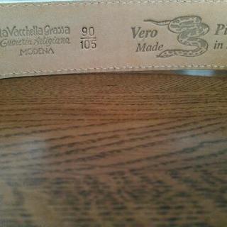 VERO PITONE ベルトの画像