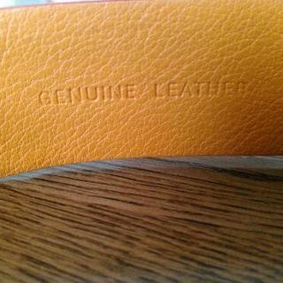 男性用ベルトレザー　イタリア製の画像