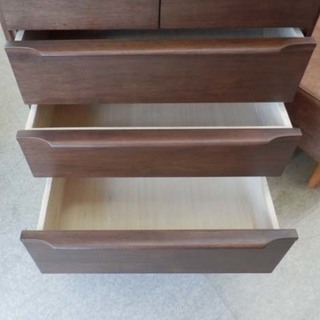 PayPay対応 スイートデコレーション カップボード 食器棚 スリムラック キッチンボード レンジボード キャビネット ハイタイプ セパレート 木目 ブラウン 幅65㎝ 高さ180㎝ スイデコ 札幌市西区西野　の画像