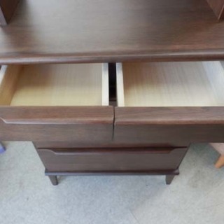 PayPay対応 スイートデコレーション カップボード 食器棚 スリムラック キッチンボード レンジボード キャビネット ハイタイプ セパレート 木目 ブラウン 幅65㎝ 高さ180㎝ スイデコ 札幌市西区西野　の画像