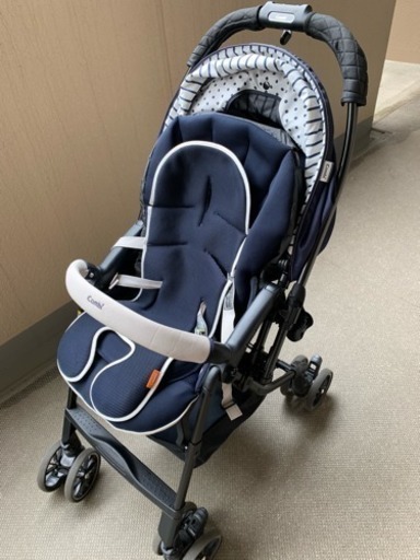 【美品】コンビ メチャカル ハンディ オート4キャス エッグショック ＋ 別売ハンドルカバーのおまけ付き