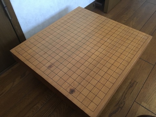 囲碁の碁盤セット(足付き19路盤)