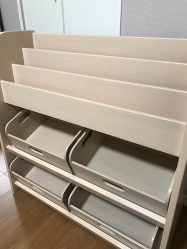 おもちゃ・絵本収納ラック