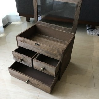 salut!(サリュ) ガラスマルチ引き出しボックス 小物入れの画像