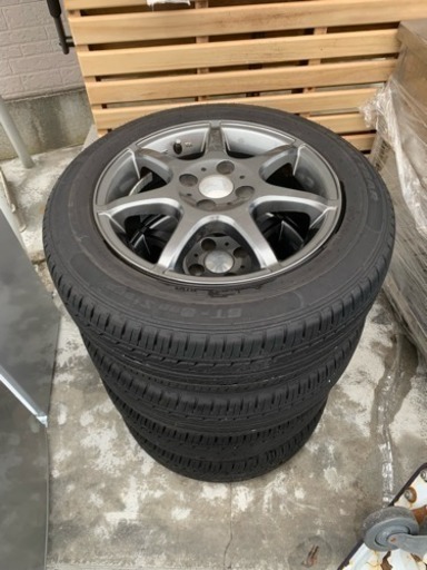 175/65R15 84s フィットなど 夏タイヤ ホイール4本