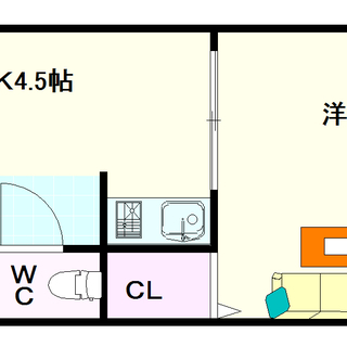 🌟ジモティー限定格安プラン🌟【エクセル難波】6号タイプ！1ＤＫタ...