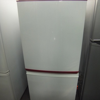 SHARP 137L 2ドア 冷蔵庫 つけかえどっちもドア 霜取り不要 ファン冷却式【SJ-BK14Y-W】2014製の画像