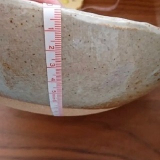 益子焼き 大皿 陶器 どんぶり ドット の画像