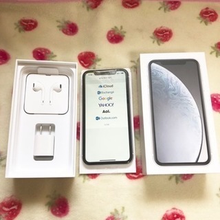 iPhoneXR 新品SIMロック解除 付属品有り