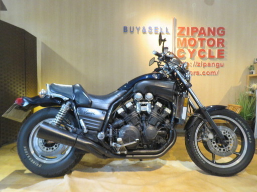 ヤマハ ブイマックス 1ＵＴ 機関良好♪ ブラック ＹＡＭＡＨＡ V-MAX 車検 31年7月まで バイク 札幌発