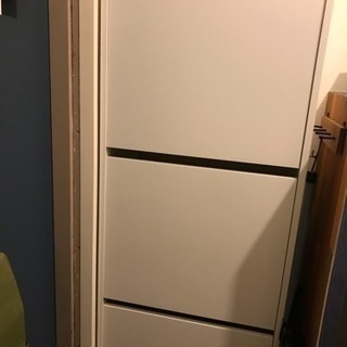 IKEA 3段靴収納の画像