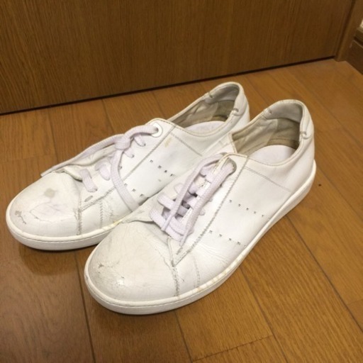 LV ルイヴィトン 白レザースニーカー 28cmくらい