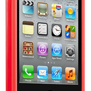 アップル純正のiPhone4sバンパーRED