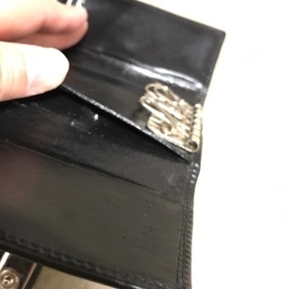 フェラガモ 6連キーケース カーフレザー 黒ブラック 箱付の画像