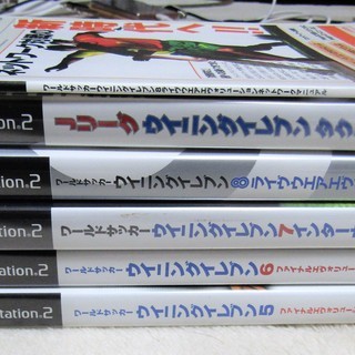 ☆PS2/Jリーグ ウイニングイレブンタクティクス & ワールドサッカー ウイニングイレブン5～8◆大人気サッカーゲームシリーズ5本セットの画像