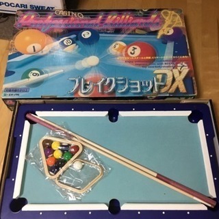 取り引き先決まりました。ビリヤードDX エポック社