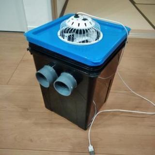 自作・ハンドメイド☆バケツクーラー☆USB電源　ポータブル簡易エ...