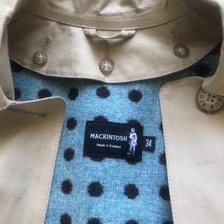 マッキントッシュ ゴム引きトレンチコート