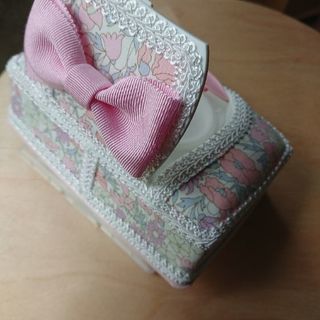 ウェットティッシュケースをステキにデコの画像
