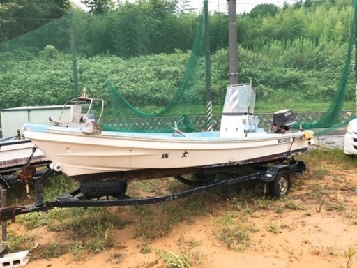 スズキ40馬力和船 魚探付き ケロシンモデル