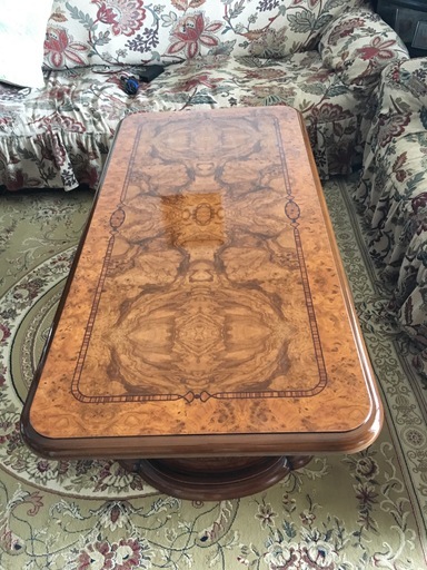 高級無垢材使用イタリア製センターテーブル