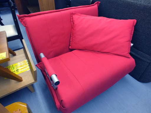 paypay対応 手稲リサイクル ソファベッド シングルサイズ　赤　クッション付き　￥15,000-