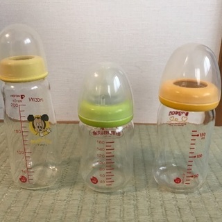 【中古】ピジョン 哺乳瓶 3本セットの画像
