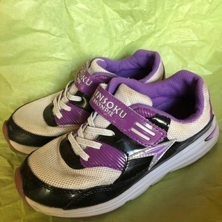 店舗クリーニング済21.5cm 瞬足 極美品の画像