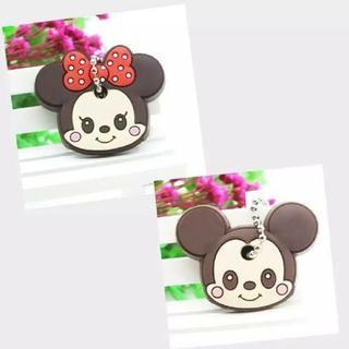 新品　ミッキー＆ミニー　キーカバー2個セット