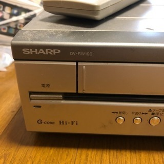 【決まりました】SHARP ビデオ一体型 DVDレコーダーの画像