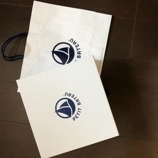 プチバトーの空き箱＋紙袋