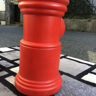 中古 プラスチック製ポスト貯金箱の画像