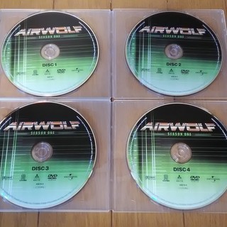 【最終価格】超音速攻撃ヘリ　エアーウルフ　シーズン１　DVD4枚セット　#1980年代の画像
